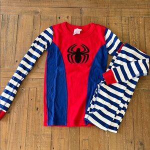 Hanna andersson marvel Spider-Man stripes pajamas